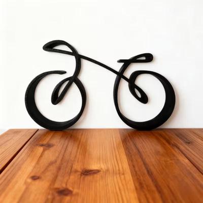 Mini Bicycle Desktop Decoration 3D Minimalist Bike Model Ornament Cycling Sculpture Bookshelf Decor Home Office Decor Gift