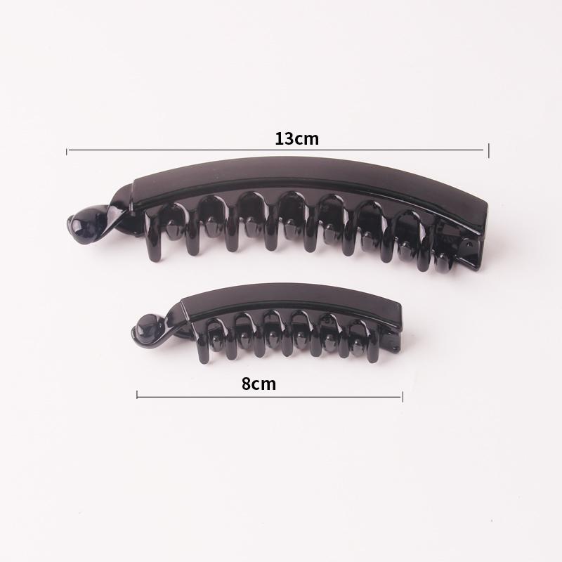 Summer Hair Accessories Banana Hair Clip for Lady Environmental Abs Tines Crab for Hair Twist Hair Pin for Girls 2 Pieces
