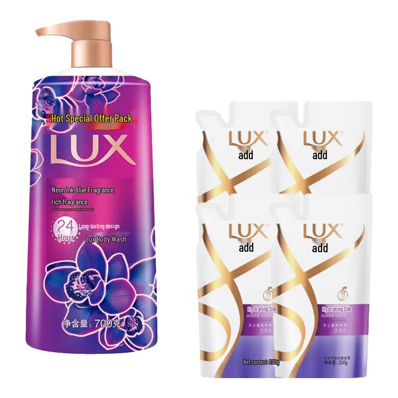 

LUX Nourishing Radiant Orchid Scent Shower Gel & Shampoo Set