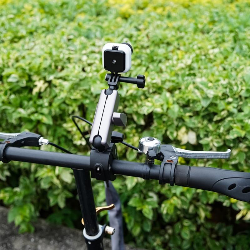 Magnetic Action Camera Holder Double Claws Grip For Helmet Tripods Mounts Rapid Toolless Installation Aluminum Material