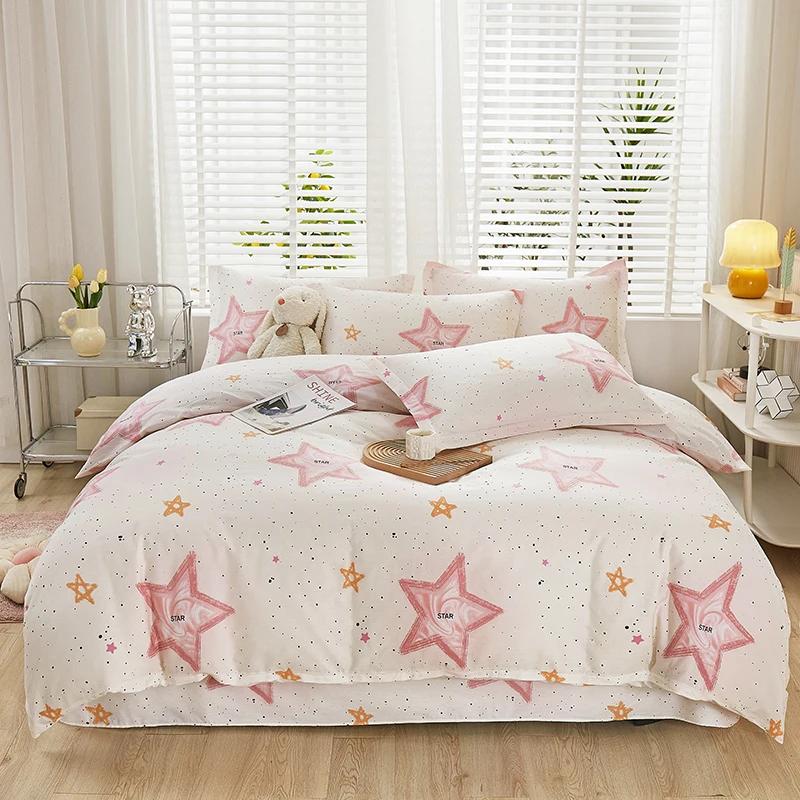 Printing Cotton Duvet Cover Single Double Queen Size Quilt Cover High Quality Comforter Cover Skin Friendly Fabric 1Pc