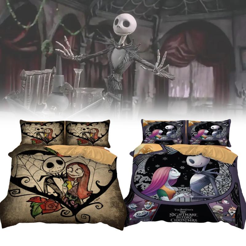 Nightmare The Before Christmas Duvet Quilt Cover Bedding Single Double King Size