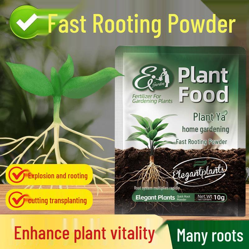 Universal Rooting Agent: Quick-Root Powder & Liquid for Trees, Pothos, and Flowers