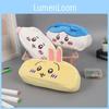 Chiikawa Usagi Plush Pencil Case With Korean Style Design For Students And Office Use