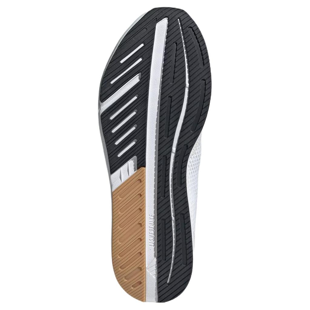 Adidas LIGHTBLAZE Abrasion Resistant Low Top Casual Running Shoes Women's Gray White Sneakers JS3197