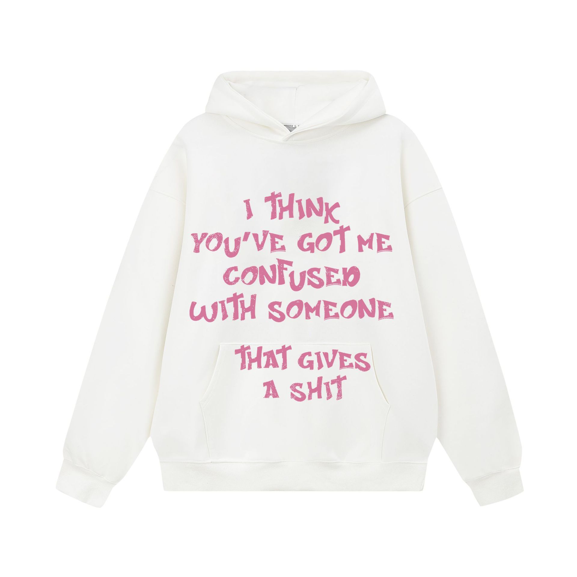 American Retro Hooded Sweater Spring And Autumn Tide Brand High Street Casual Loose Versatile Letter Jacket Couple S белый 3239₽