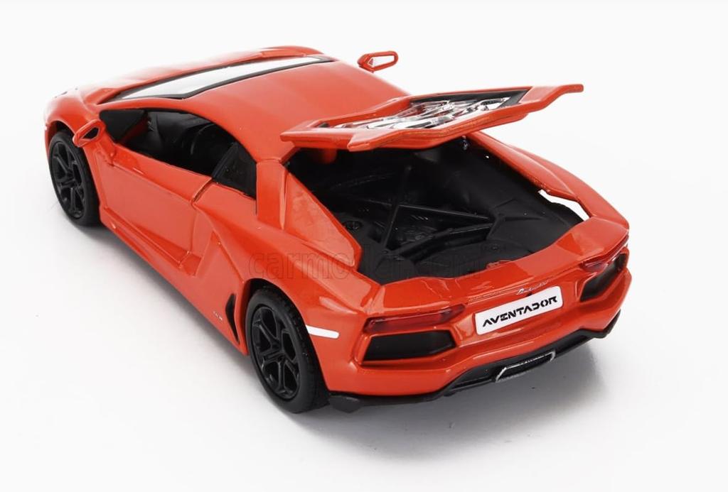 Bburago Lamborghini Aventador 1/32 Scale Diecast Model Car LAMBORGHINI AVENTADOR LP700-4 2011 (Orange) [Parallel Import]