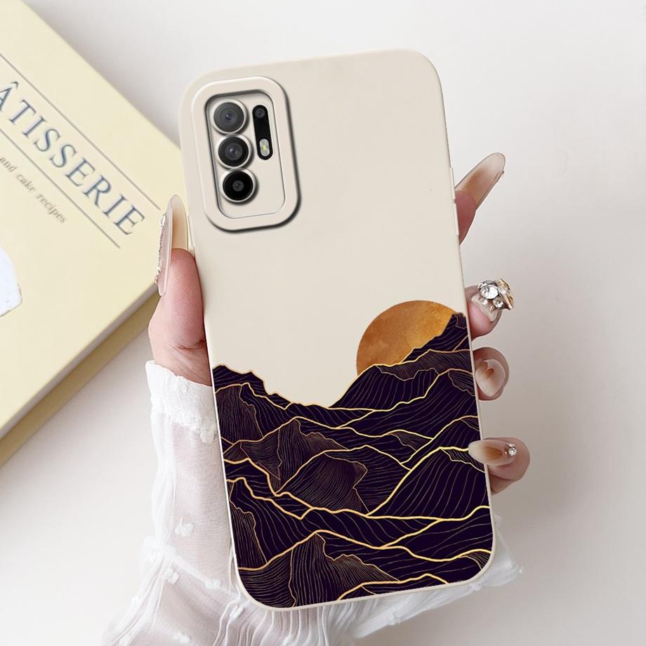 Funda For Oppo A94 5G CPH2211 Case Capa Soft Matte Silicone Bumper Cartoon Animals For OppoA94 A 94 Back Cover Camera Protected