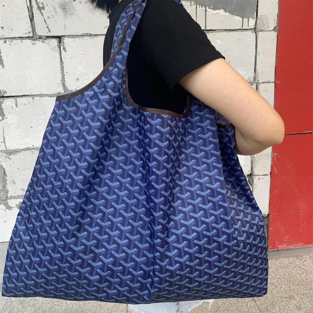 Eco-Friendly Foldable Korean Style Portable Shopping Bag - Medium Size Handbag