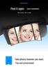 Tri-Fold LED Car Vanity Mirror with Sun Visor Attachment