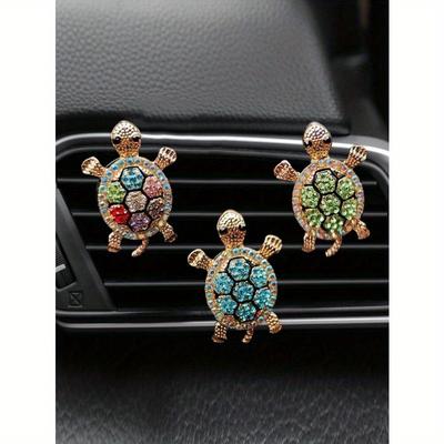 1 buc Aliaj În Formă de Broască Țestoasă Clip pentru Grila de Aerisire Auto Decor Carreshining Odorizant de Aer Parfumat pentru Bărbați