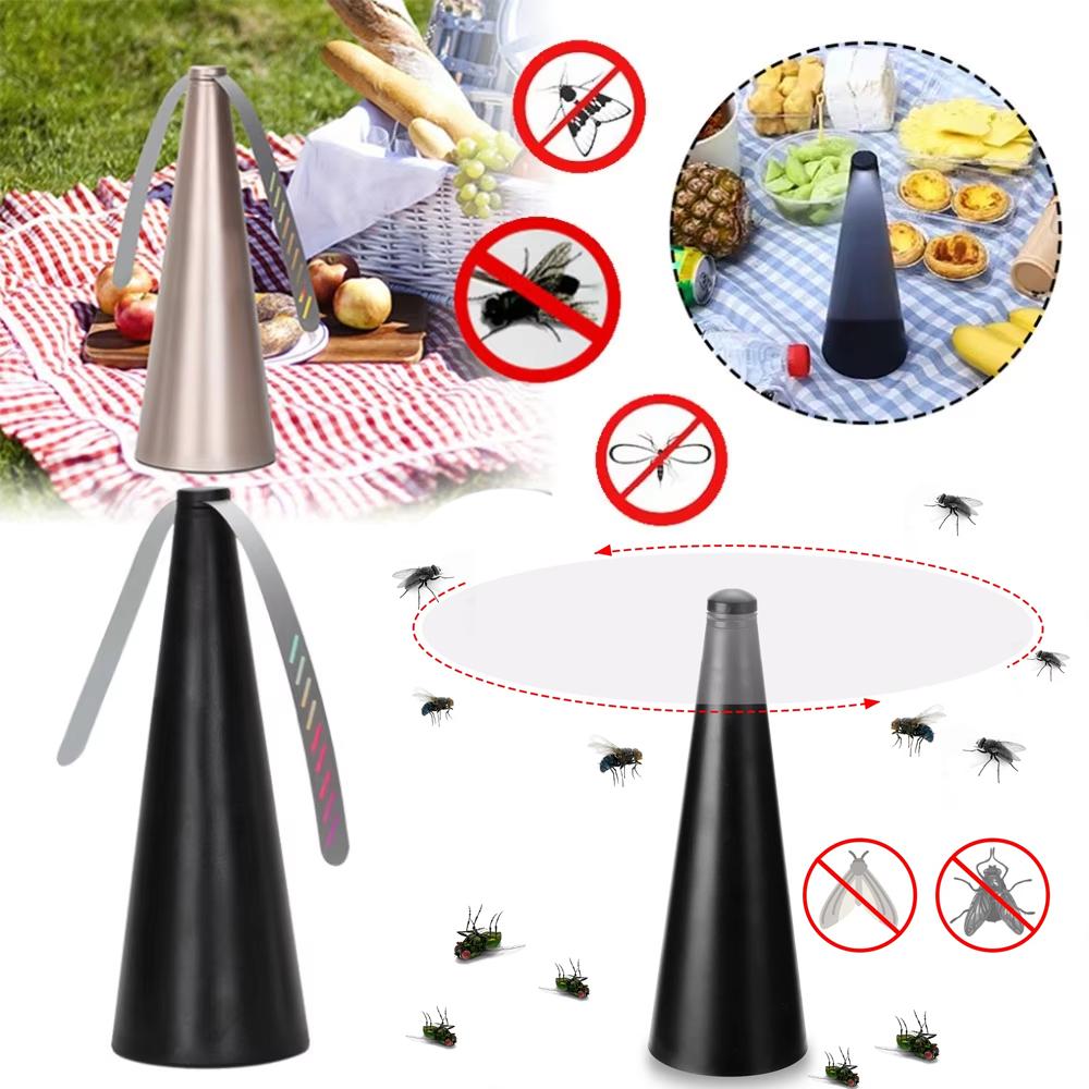 Ventilador de Mesa Repelente de Moscas USB ou Pilha AA Repelente de Insetos Moscas Ventiladores Portátil Controle de Pragas Ao Ar Livre Interior Mantenha as Moscas Longe