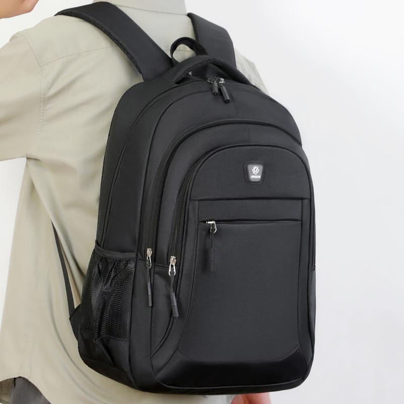 Backpack Men and Women Oxford Cloth Backpack Large Capacity Junior High School Student Backpack Men's Travel Backpack