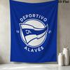 Deportivo Alaves Wall Tapestry Aesthetic Wall Hanging Printed Fabric Blanket Decorative Tapestries For Bedroom Living Room Home Decor