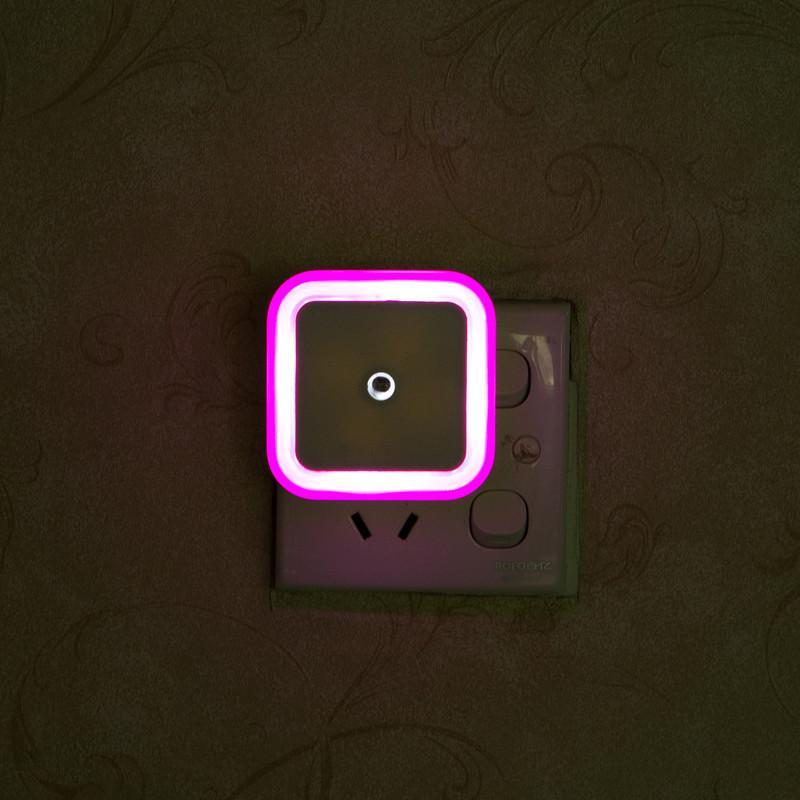 1/2PCS Veilleuse sans fil LED à détecteur de mouvement Lampe de nuit Chambre d'enfant Table de chevet Éclairage de placard Lampes à prise UE/US