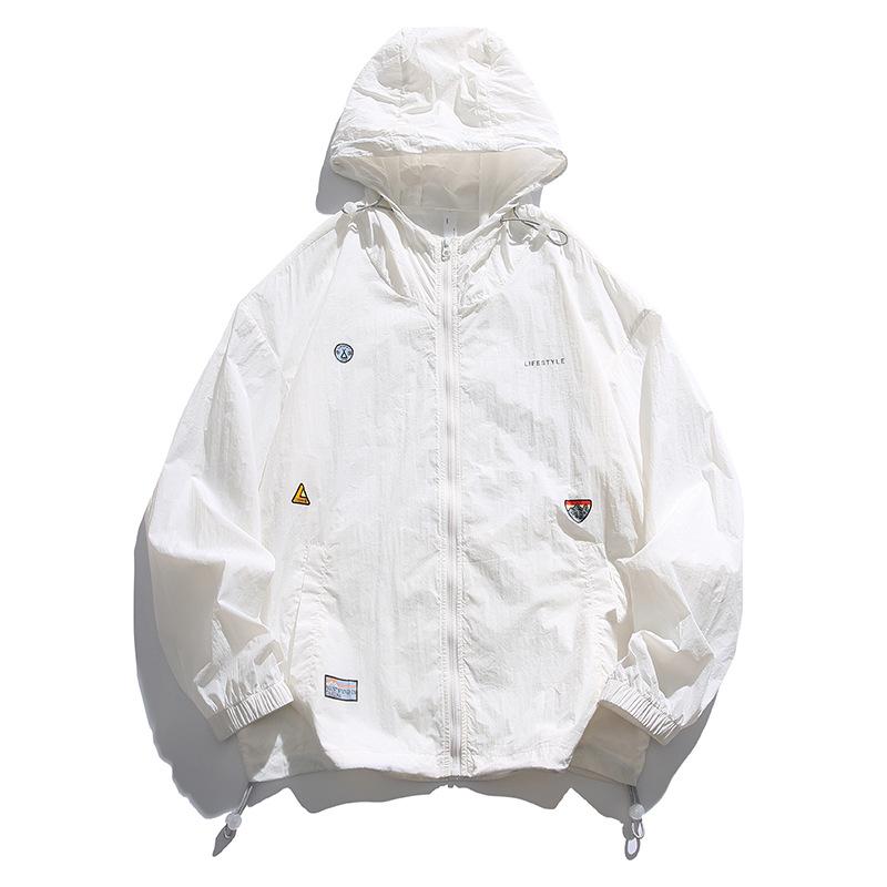 

Солнцезащитная одежда для влюбленных: Дышащая солнцезащитная одежда из ледяного шелка, устойчивая к ультрафиолетовому излучению, тонкая уличная солнцезащитная одежда для мужчин и женщин XXL