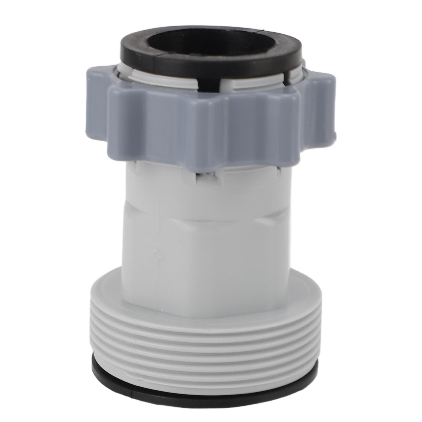 

Hose Conversion Adapter for Intex 10722 Pool Hose Adapter Replacement Parts 2.4in Threaded Interface Outer Diameter