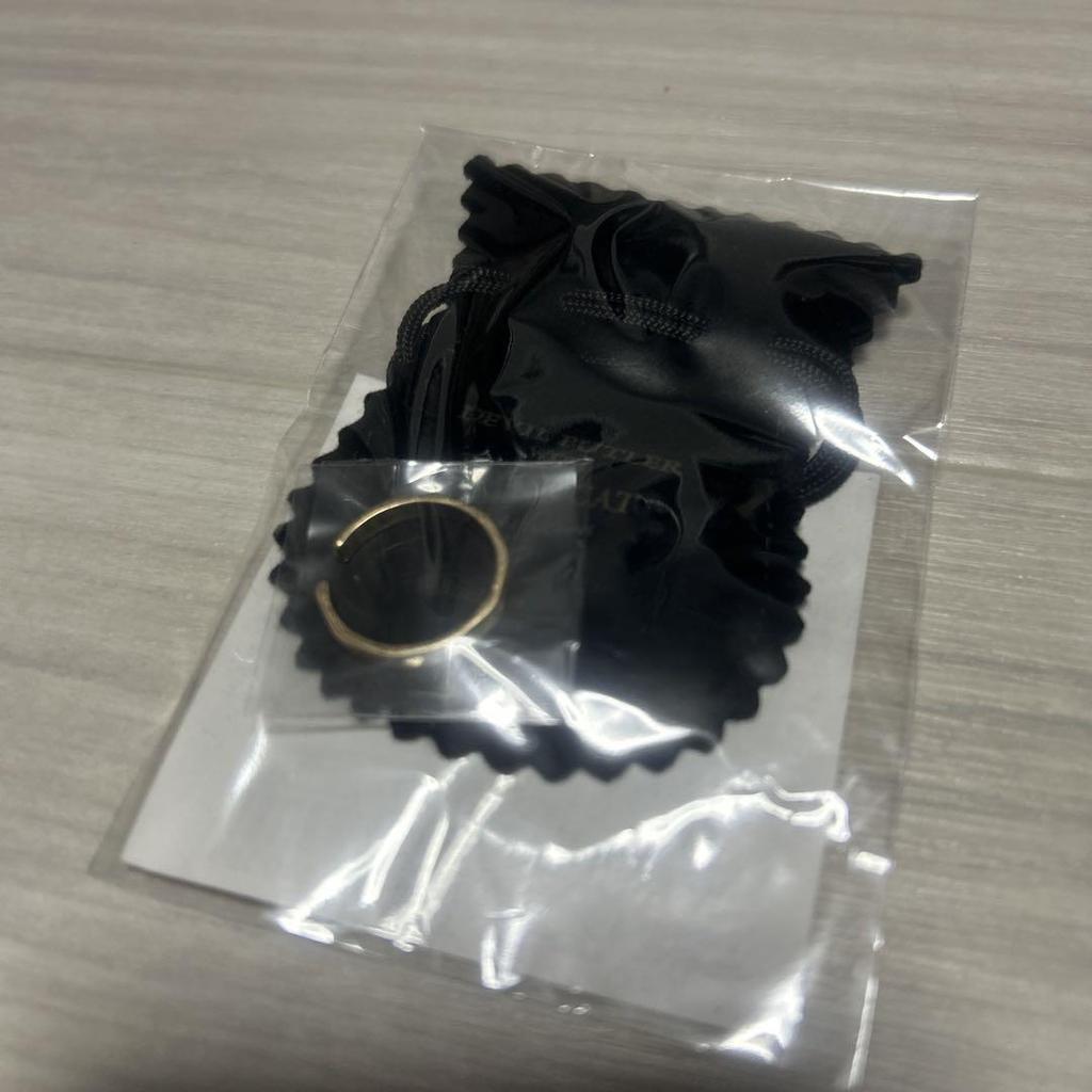 [USED] Demon Butler and Black Cat Akuneko Akuneko Exhibition Admission Bonus Gold Ring
