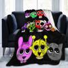 Sprunkis Flannel Blankets Throw Blankets for Bed Sofa Couch 200x150cm Plush Thin Quilt