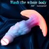 Luminous Monster Dildo Wearable Anal Plug Huge Penis Alien Anal Dildo Masturbator Butt Plug Dilator Sex Toys Vaginal Clitoral Anal Stimulation Unisex