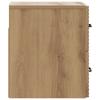 Wall Mounted Nightstand Artisan Oak 34.5 x 33 x 40 cm