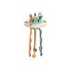 Silicone Sensory Pull String Toy for Baby Fine Motor Skills Development