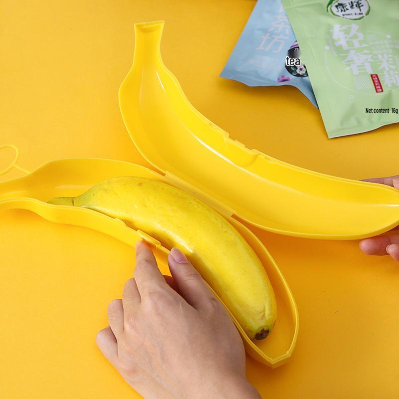 Crush-Proof Banana Travel Protector & Storage Box