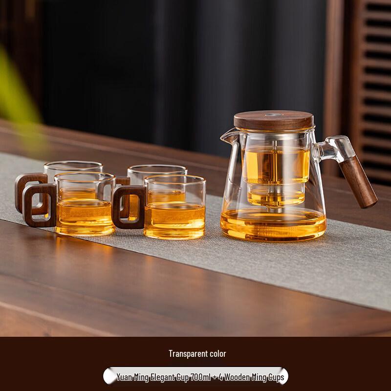 ZISIZ One-Touch Glass Teapot