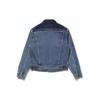 Levis FW22 Color Block Lapel Single-Breasted Casual Denim Jacket Women jackets Blue A0324-0005