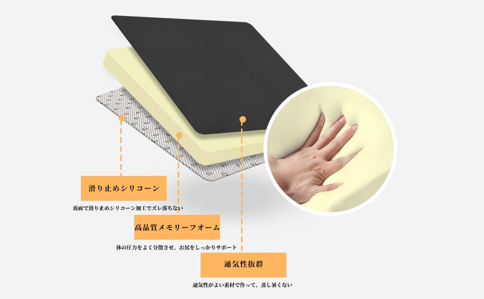 Car Seat Chair Relieves Buttocks Hollow Thick Memory Foam Ideal for Driving and Office Washable Cushion, Cushion, Pain, Design, Cushion, Use, Cover,