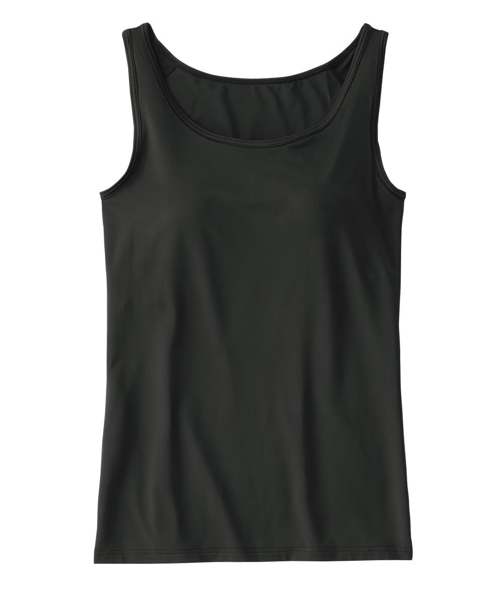 

Внутренний Супер Крутой Топ-Майка для Пота Быстросохнущий УФ [Nissen] Женская Футболка, (Прохладный на ощупь, Впитывающий, Сохнущий, Защита, Черный, 3 л) чёрный