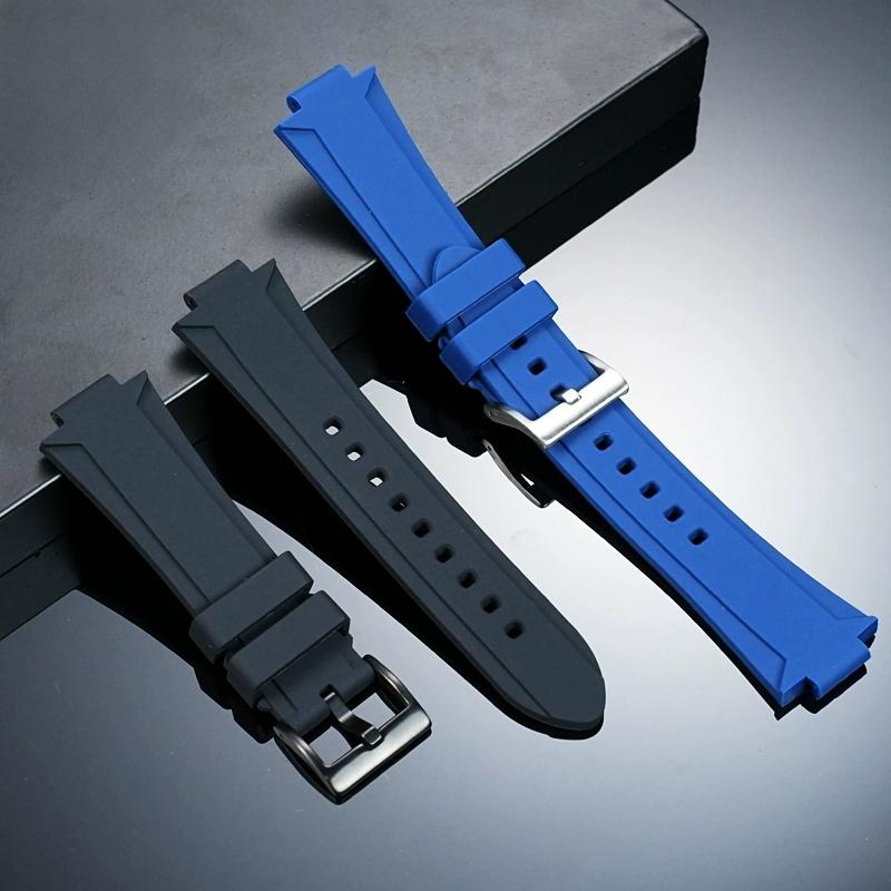 26*14mm Resin Strap For GUESS W0149L5 Soft Silicone Rubber Protruding Mouth Watch Band Men Sport Waterproof Bracelet Accessories