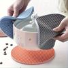 4 Pieces Silicone Honeycomb Placemats - Heat Resistant, Non-Slip, Solid Color Table Mats For Kitchen, Dining And Cooking