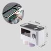 1 Set Of Toothbrush  Holder Wall-mounted Non-perforated Automatic Toothpaste Dispenser Toothbrush