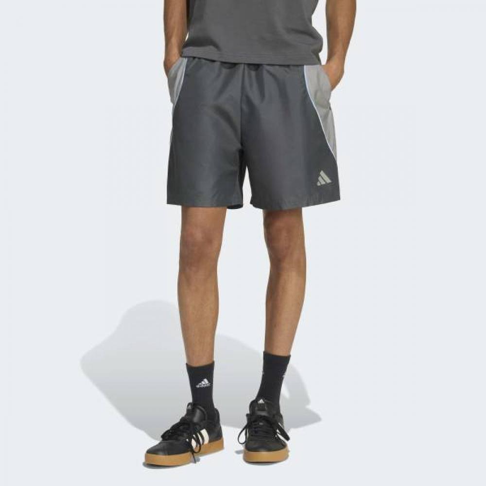 AdidaS Men S Woven Short pantS Regular Fit Stadium ShortS Gray