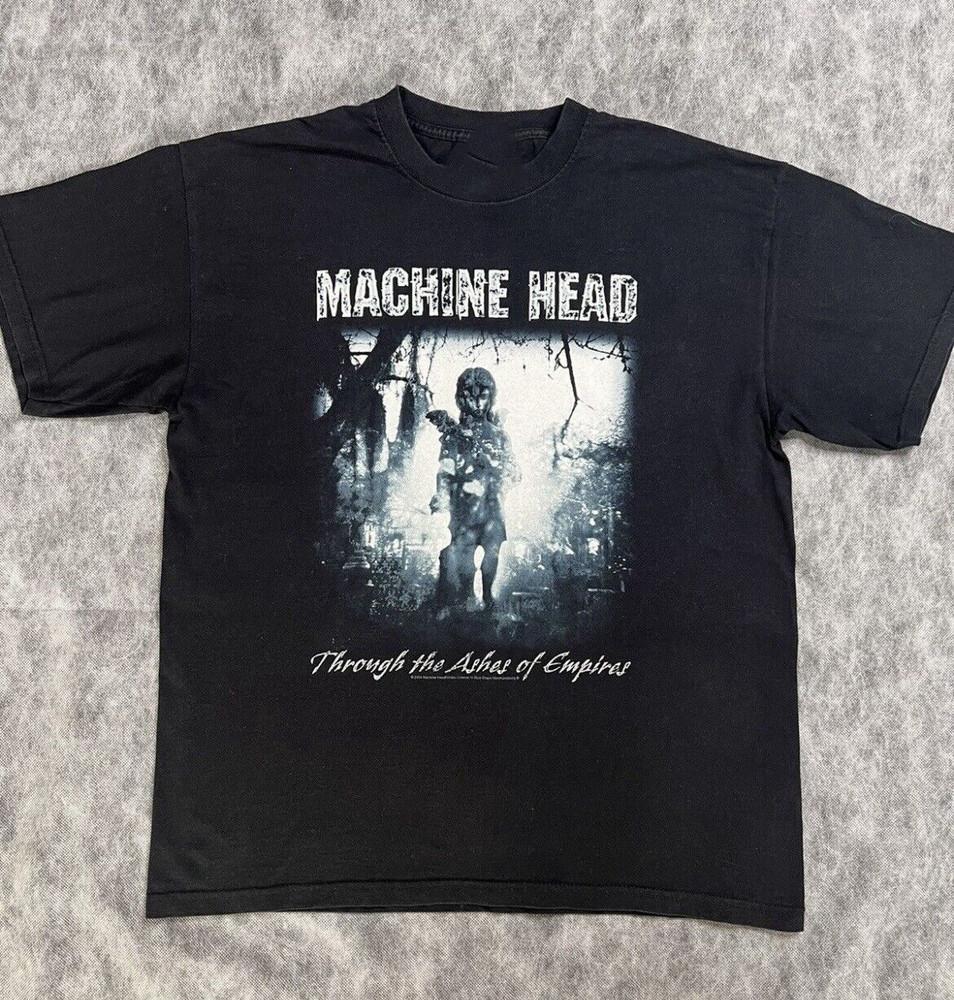 2004 Vintage Machine Head Gift For Fan Black All Size T-Shirt HH50 Unisex T-Shirt