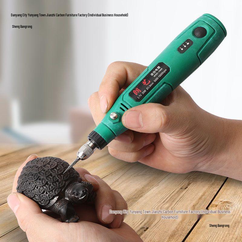 Electric Handheld Mini Grinder for Wood, Jade Carving & Polishing