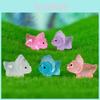 Glowing Resin Dinosaur Figurine For Fairy Garden Decor In Assorted Colors