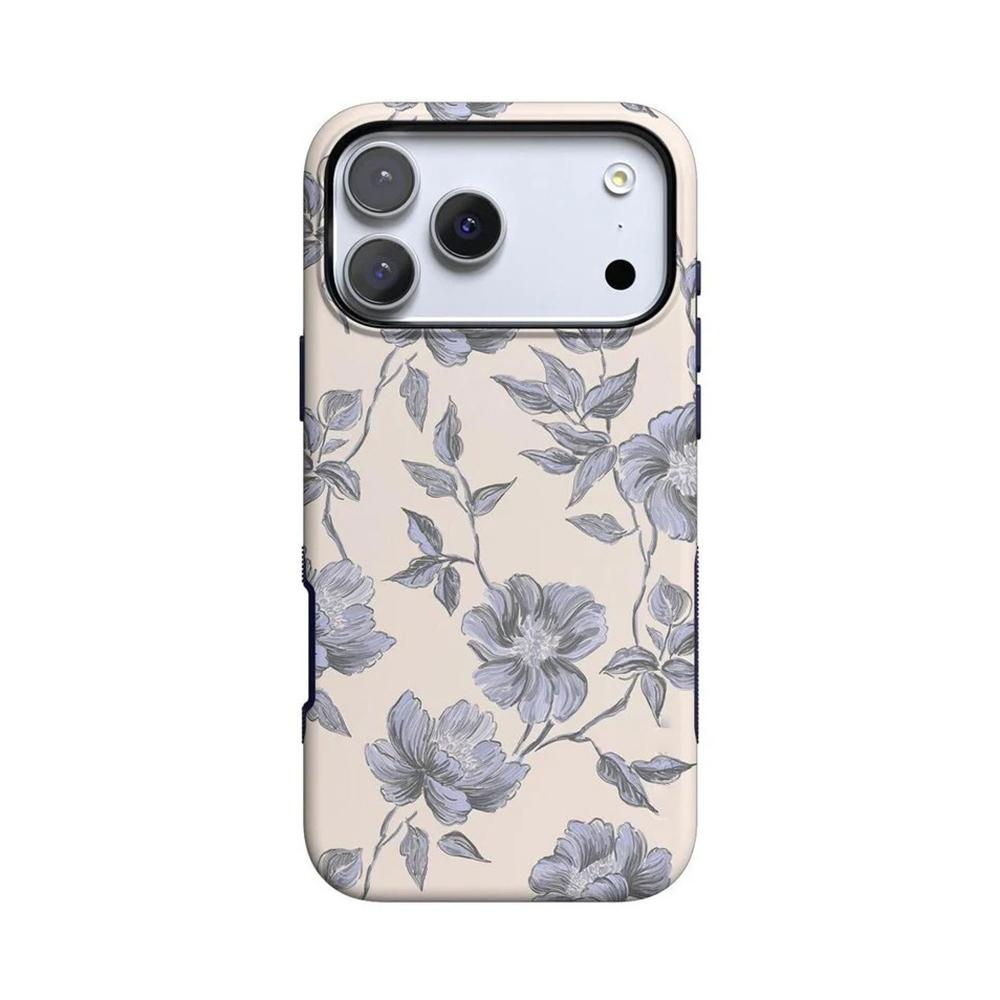 

Luxury Clmj Cupid s Periwinkle Floral Phone Case for iPhone 17 17e 16e 16 15 14 13 12 11 XSMAX Air Pro Max Plus Double-layer iPhone 12 ProMax