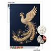 DIY Pearl Embroidery Diamond Painting Kit Phoenix Symbol Sparkling Beads Art Craft Handmade Decoration Gift for Home