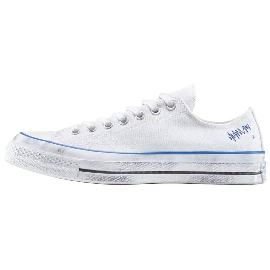 Converse Ader Error X Chuck 70 Low Tofu Oyster Unisex Sneakers Cream Oyster-White Blue A14289C