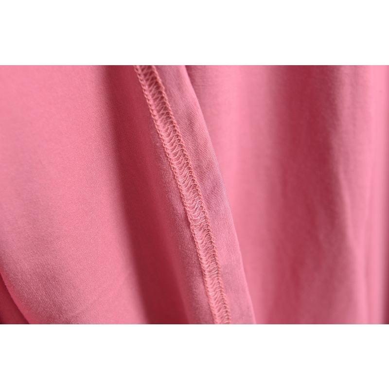 Modal V-Ausschnitt Kurzarm Caprihosen Set, Ein lockeres, übergroßes Freizeit-Zweiteiler-Set für Damen, Kann über Hauskleidung getragen werden