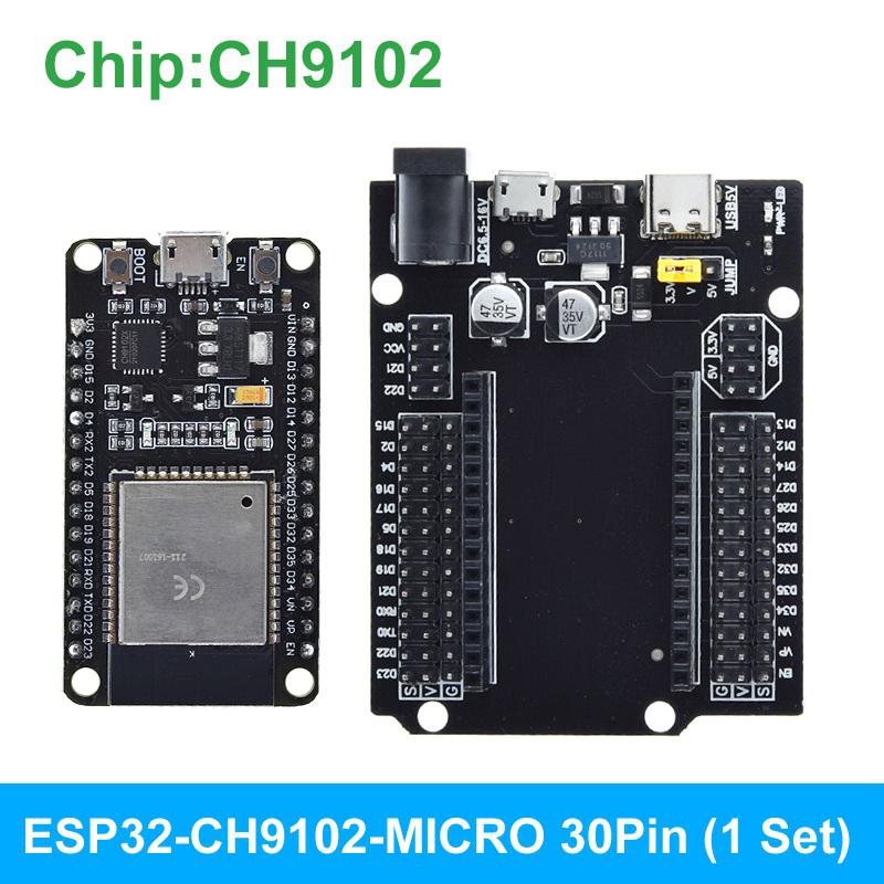 ESP32 Development Board TYPE-C USB CH340C WiFi+Bluetooth Ultra-Low Power Dual Core ESP32-DevKitC-32 ESP-32 Expansion Board