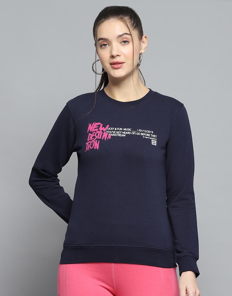 ROCK.IT Women Regular Fit Winter  Sweatshirt