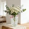 Eleganti Vasi da Fiori in Vetro con Base Stabile Forma Creativa a Tulipano Vasi di Cristallo per Esporre Vari Allestimenti Floreali