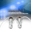 KIMISS 2pcs H3 LED Fog Lamps, 100W 1200LM 8000K Fog Lamp Daytime Running Light