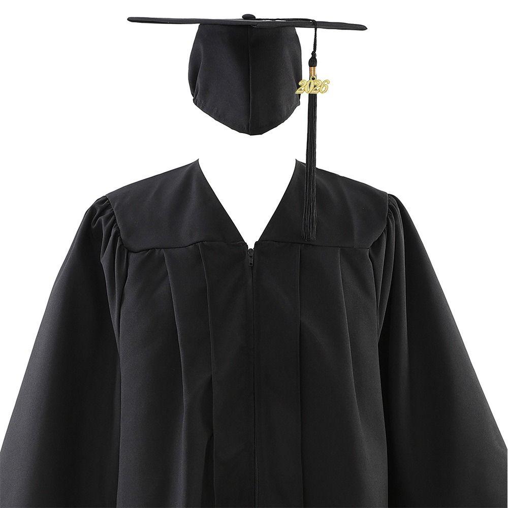 4Pcs/Set Graduation Stole Sash Graduation Robe Set with Tassel Doctor Gown Bachelor Gown  Graduation