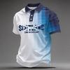 Men's Scotland Support Polo Shirt 2026 Football World Cup Design Short Sleeve Lightweight Casual Sportswear