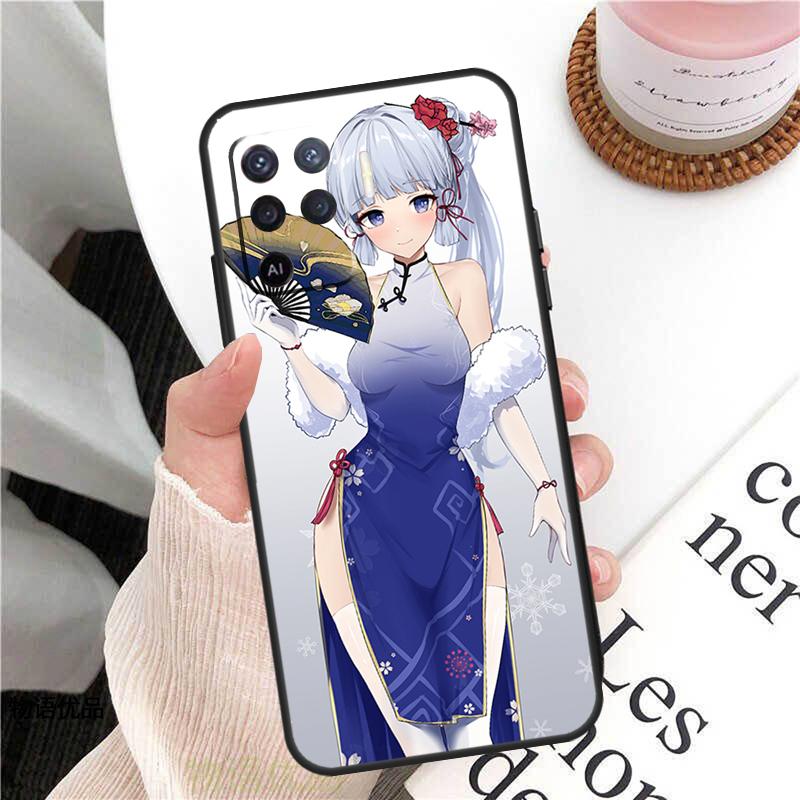 Genshin Impact Kamisato Ayaka Case For Oppo A98 A58 A78 A18 A38 A60 A80 A40 A77 A57 A17 A74 A54 A94 A96 A76 A16 A15 A5 Pro