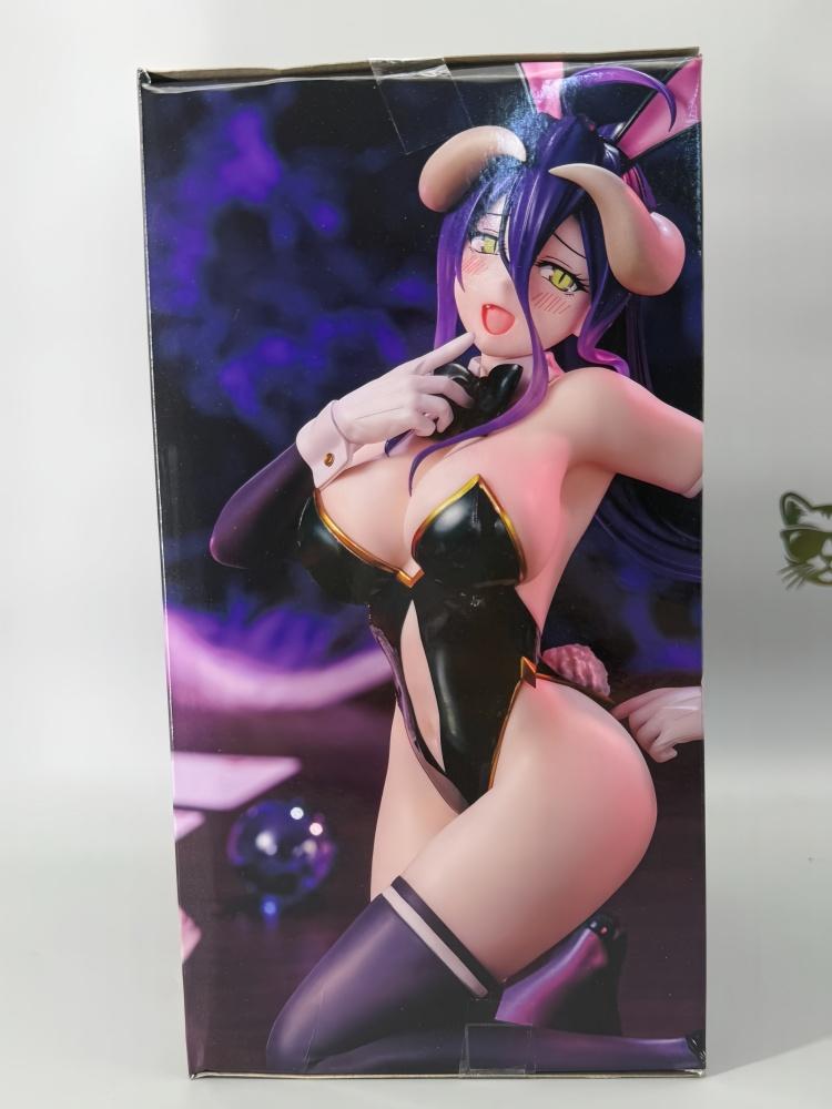 Original  TAITO OVERLORD One Seventh Carat Overlord Albedo Bunny Ver. 1/7 H=190mm Anime Character Model Figure toy
